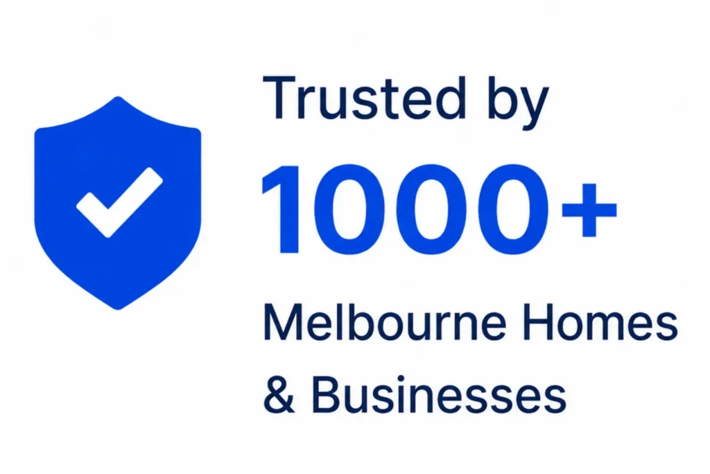 Trusted by over 1,000 Melbourne homes and businesses for professional plumbing services