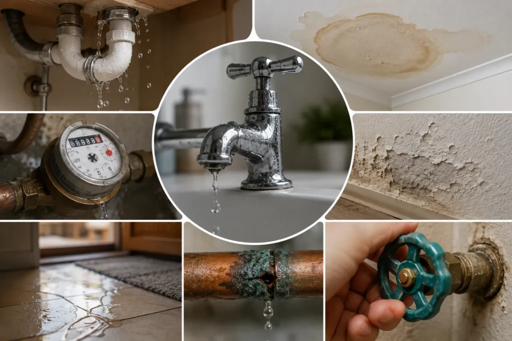 Professional plumber repairing a leaking water pipe in Melbourne