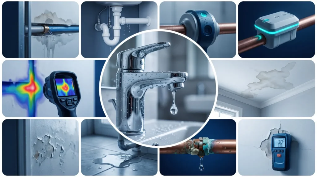 Melbourne plumber detecting a hidden underground water pipe leak using professional leak detection technology.