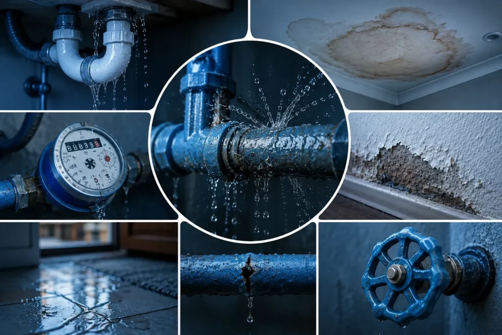 Emergency plumbing situations requiring a licensed Melbourne plumber including burst pipes, gas leaks and blocked drains